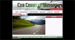 Desktop Screenshot of cubcountrymotors.com
